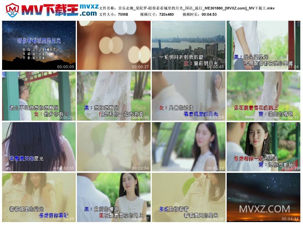 音乐走廊_曼陀罗-陪你看看城里的月光_国语_流行_ME301880